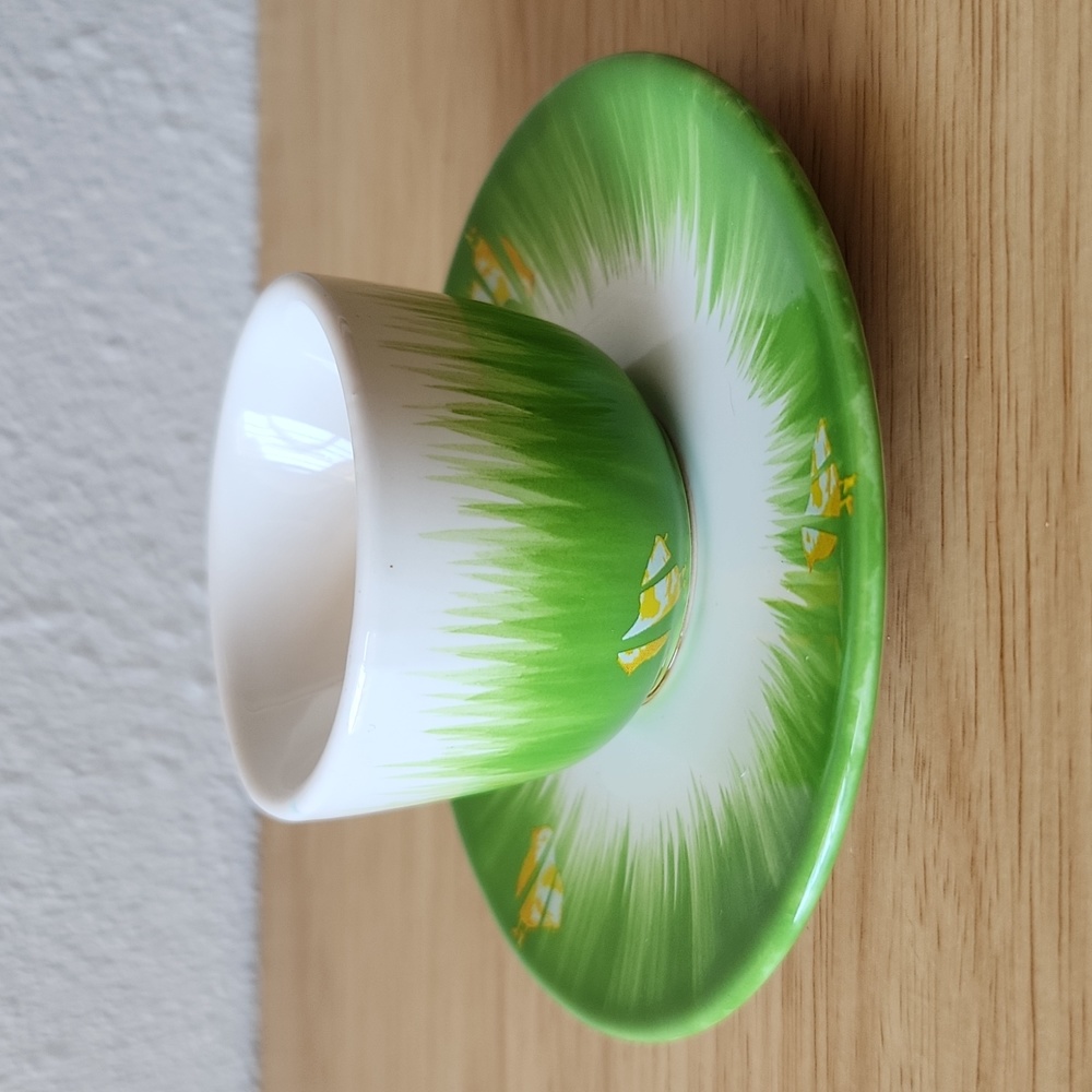 Pottery Barn Easter Egg Holder baby chick egg  grass cup Easter Decor